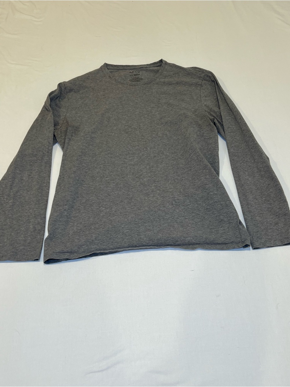 Apt. 9 Men’s Gray Premier Flex Long Sleeve Shirt Size Large